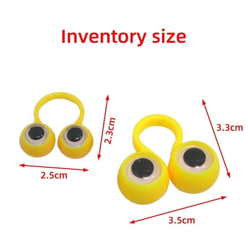 Finger Spinner Toy For Kids Finger Toy Party Flavor Mini Portable Interesting Indoor Toys Finger Kids Sensory Eyeballs Rings