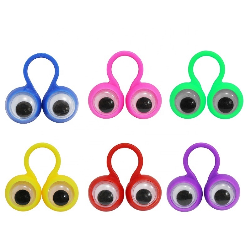 Finger Spinner Toy For Kids Finger Toy Party Flavor Mini Portable Interesting Indoor Toys Finger Kids Sensory Eyeballs Rings