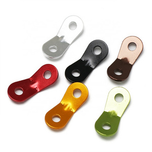 2 Hole Aluminum Alloy Wind Rope Buckle Guyline Cord Adjuster Cord Strap Adjuster Tent Guy Rope Line Tensioner For Tent Canopy