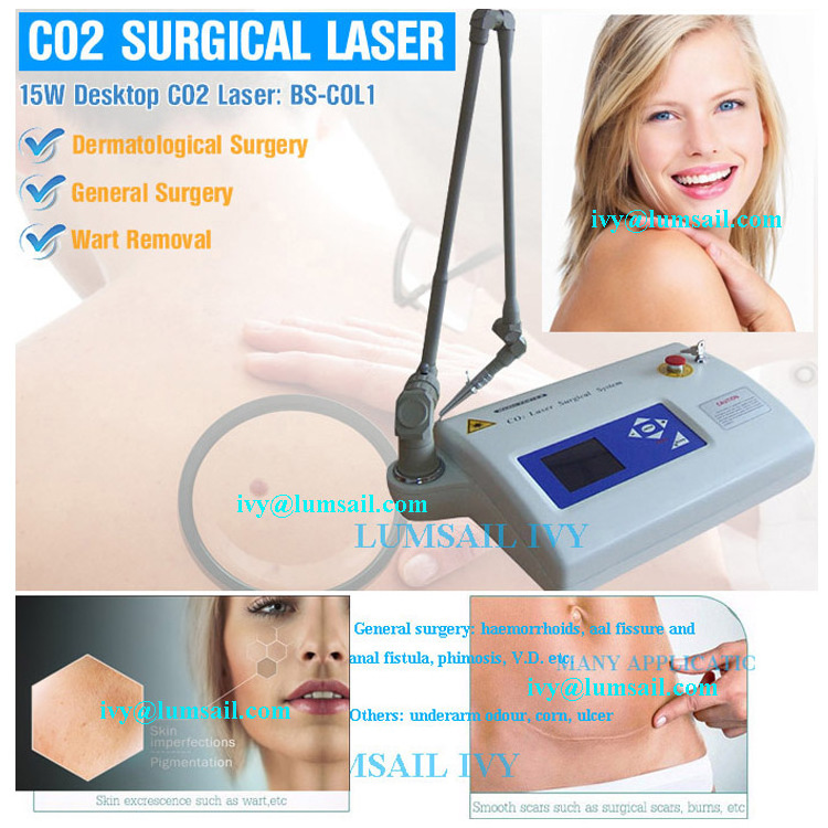 Skin Resurfacing Scars Warts Wrinkle Removal CO2 Laser Beauty Machine