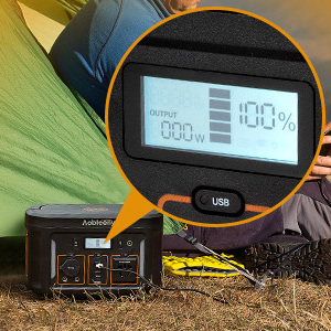 Solar Kit 660Wh Portable Solar Panel Kit With Battery Inverter for Light Portable Camping Portable Power Station 1500w