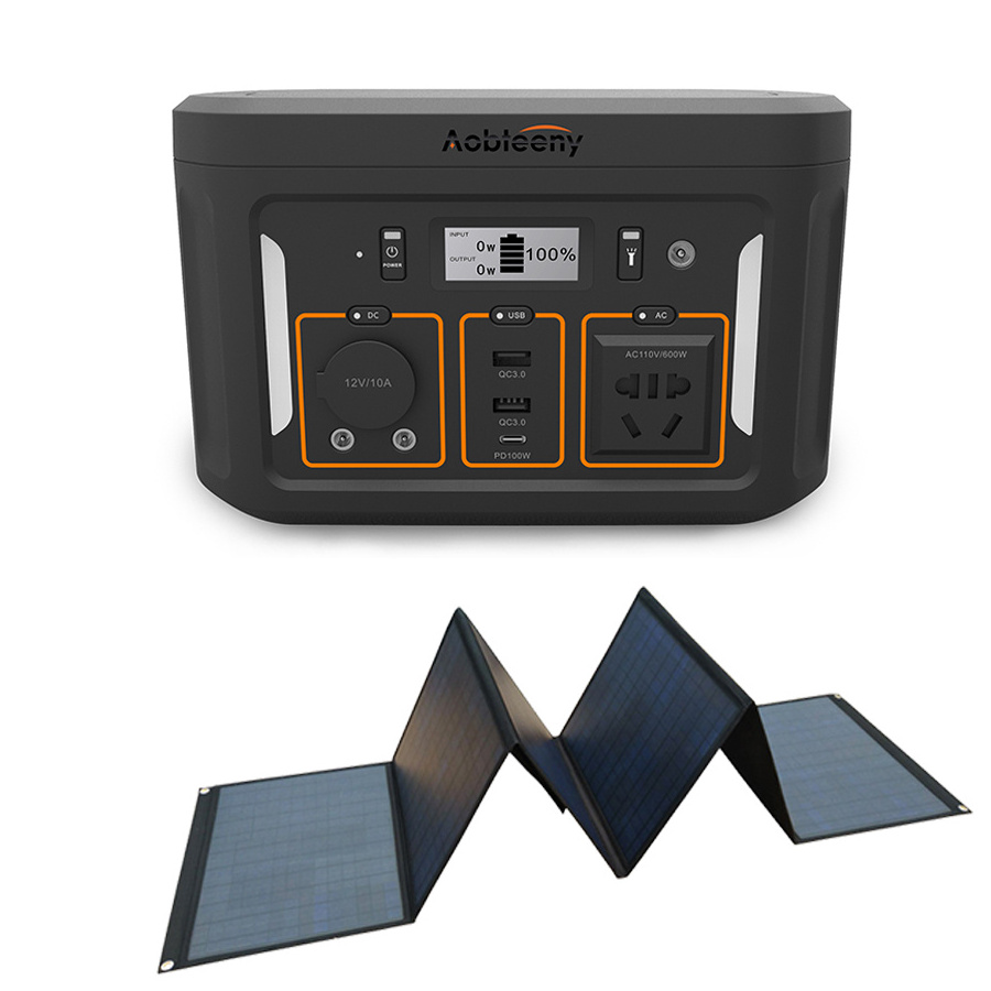 100W 500W 1000W 1500W 3000W AC Output Portable Power station Solar Energy Storage System LiFePO4 Battery for Emergency