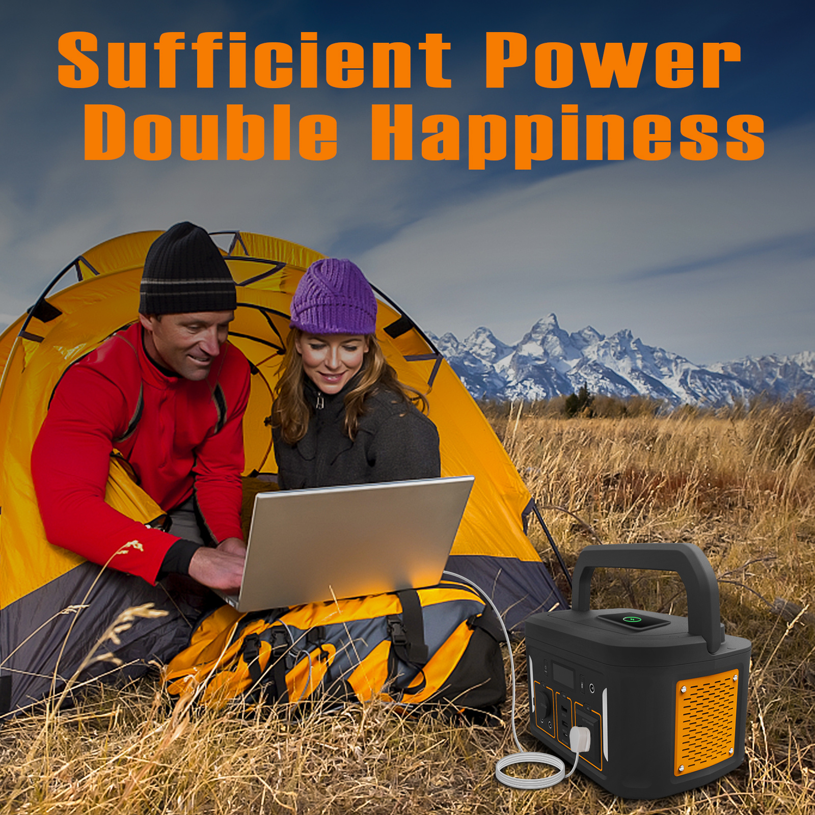 Power Bank Charging Station 500W Solar Generator With 220V Lithium Battery Supply Power Bank DC AC USB Power Bank Chargers