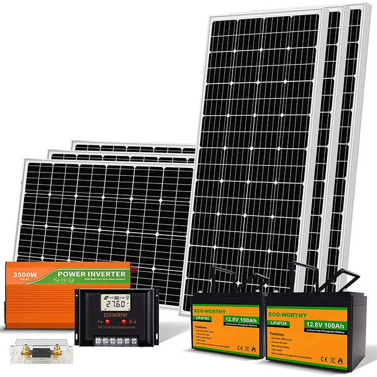 100w 200w 250w 300w Monocrystalline Silicon Solar PanelHalf Cell Solar Panel 1000w Price 600 Watt PV Module 100W Panel Solar