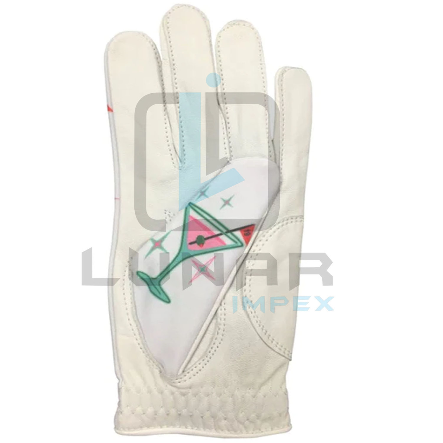 Comfortable Gripping Your Club Adult Girl Left Handed Sports Professional Golfer Gloves Sublimation Design Leather Golf Gloves