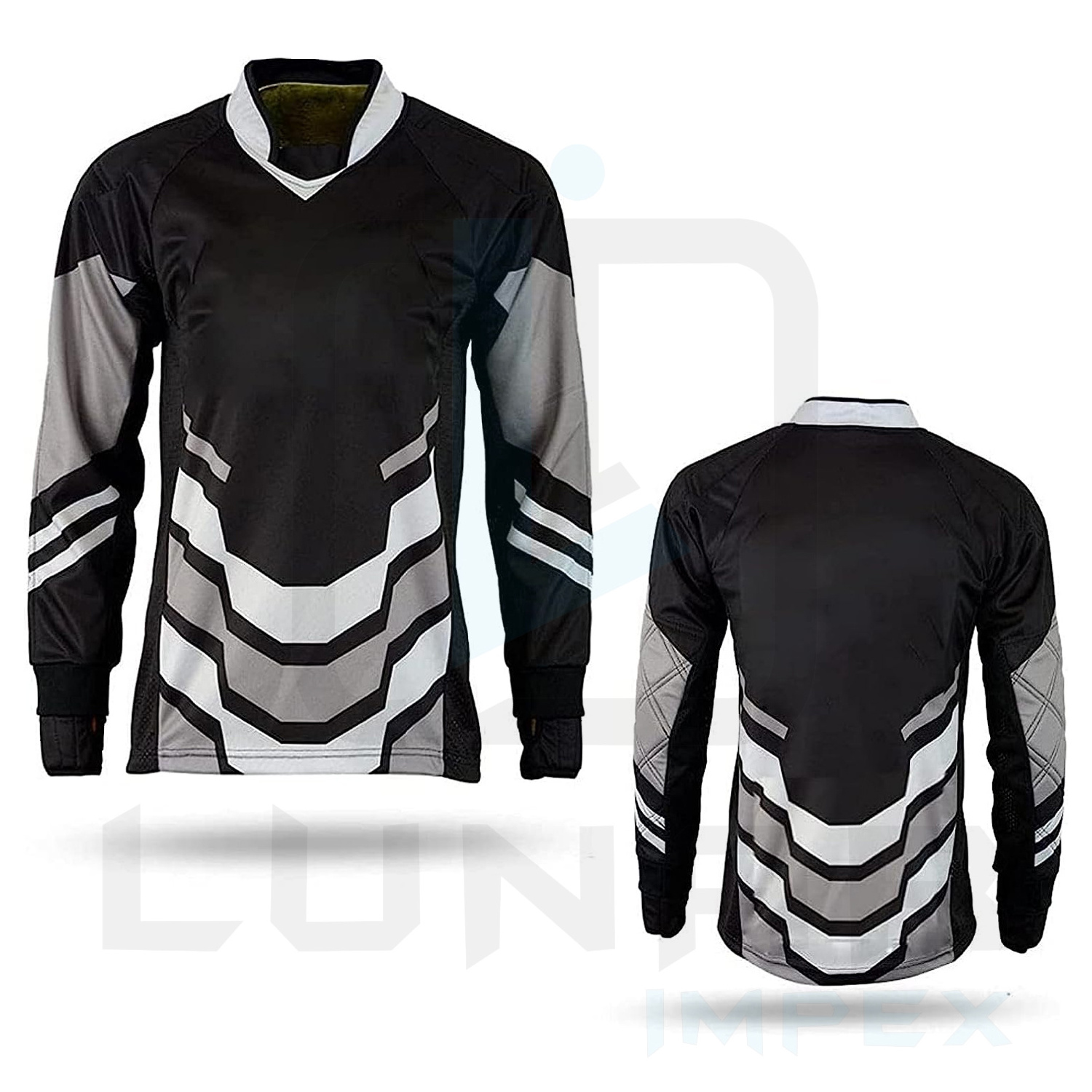 Unisex Paintball Jersey With Custom Sublimation Graphics Protective Padded And High Quality Mesh Comfort Fit Neck Line