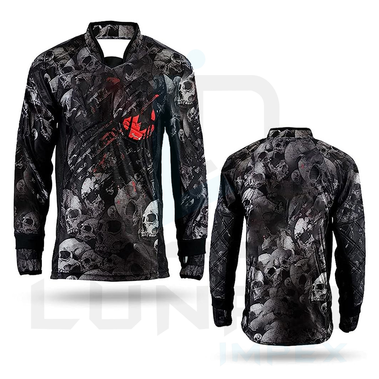 Actual Hand Sewn Paintball Jersey for Permanent Comfort at the Heat of the Battle With Custom Brand Designing