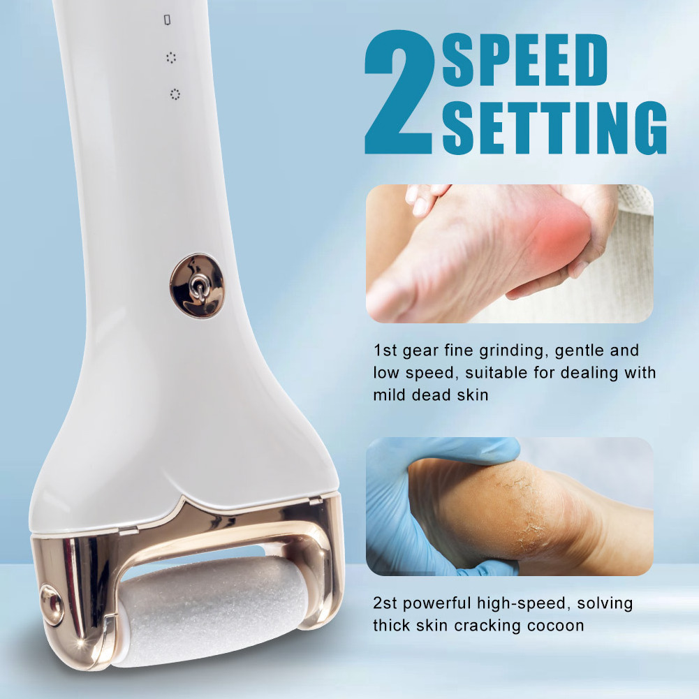 Rechargeable Foot File Hard Skin Remover Pedicure Tools for Feet Electronic Callus Shaver