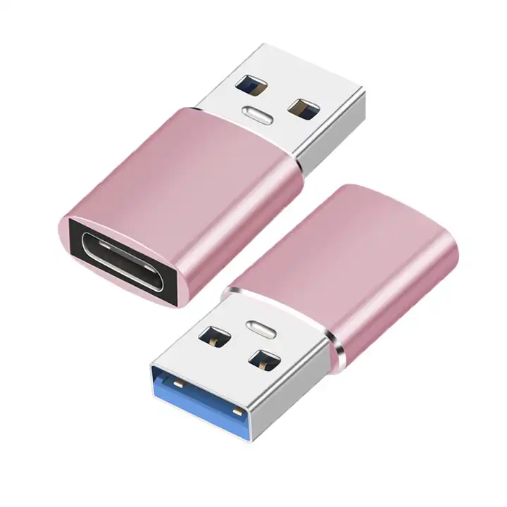 Amazon Metal USB 3.1C Female to USB 3.0Male Adapter Type C Female to Type A Male Fast Charging Data Sync OTG Adapter Converter