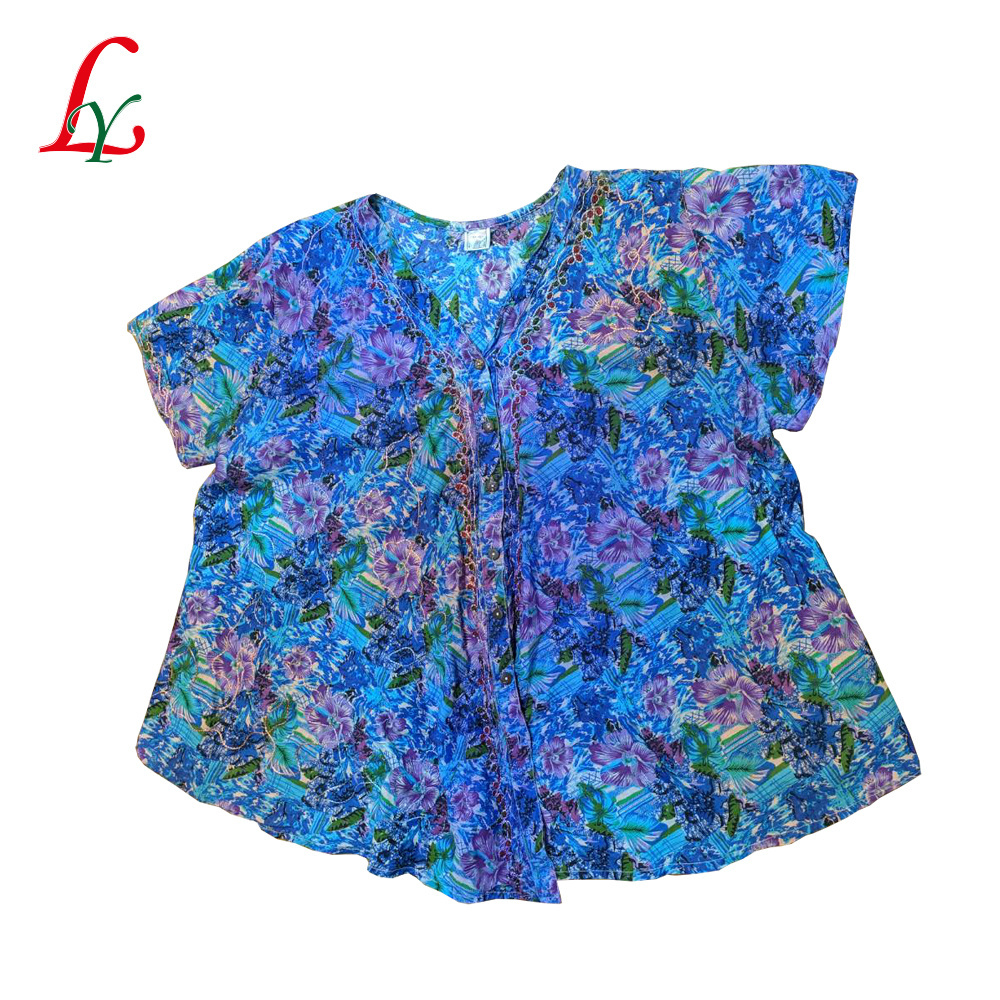 Cheap used clothes wholesale blouse import to Thailand