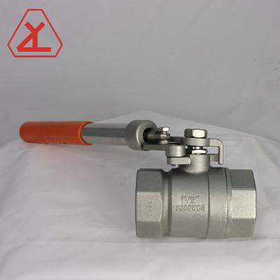 Made in Taiwan 2 pcs 2000 psi spring return handle npt ball valve