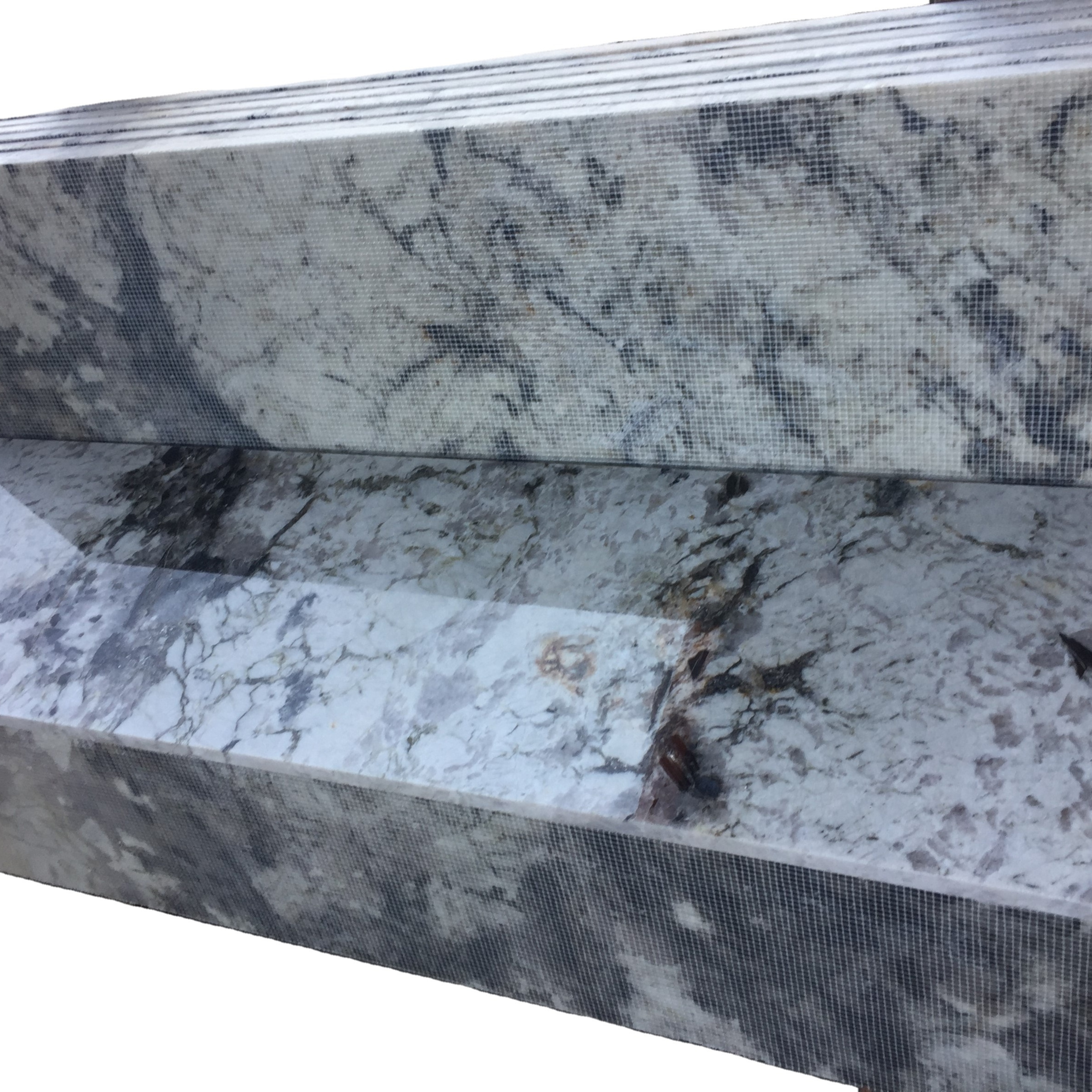 Alaska White Granite Steps Manufacture Exporter From India