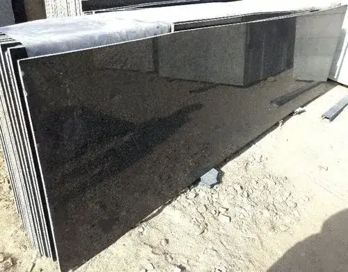 Black Galaxy Granite Stone Best Price For Countertop Kitchen Counter Tops of Black Galaxy Granite Wholesaler