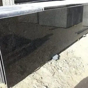 Black Galaxy Granite Stone Best Price For Countertop Kitchen Counter Tops of Black Galaxy Granite Wholesaler