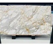 Book Matched Polished Fancy White Marble Slab For Tv Background Marble Wall Panel 100 % Natural Bulk Product