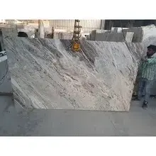 Book Matched Polished Fancy White Marble Slab For Tv Background Marble Wall Panel 100 % Natural Bulk Product