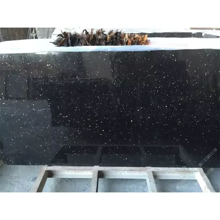 Wholesale Top Quality Granite Black Galaxy Granite Manufacture And Exporter Wholesaler From India