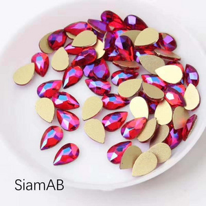 Hot And New Flat Back AB Colored Colorful Crystal Stone Nail Art Crystal Stone Decoration Nail Diamond