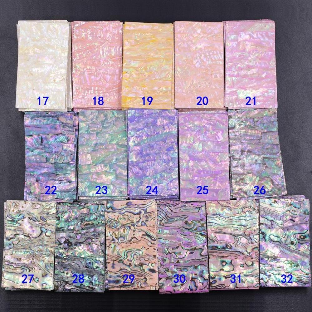 Nail art nature thin adhesive shell sticker nail shell plate hot sale shell nail