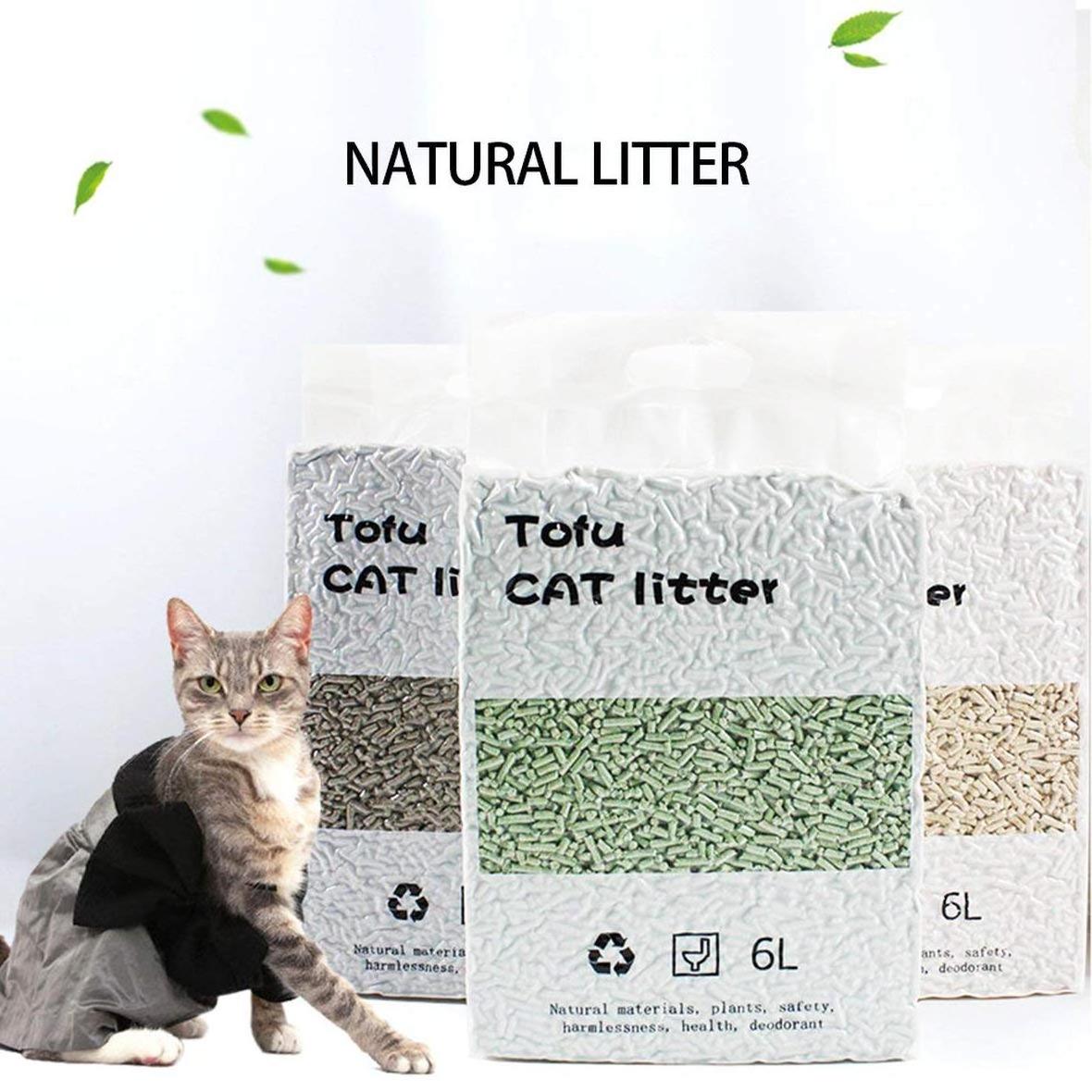 Popular Tofu Cat Litter Big Bag Dispels the Flavor and Multi Fragrance Cat Litter Cat Litter Daily Necessities