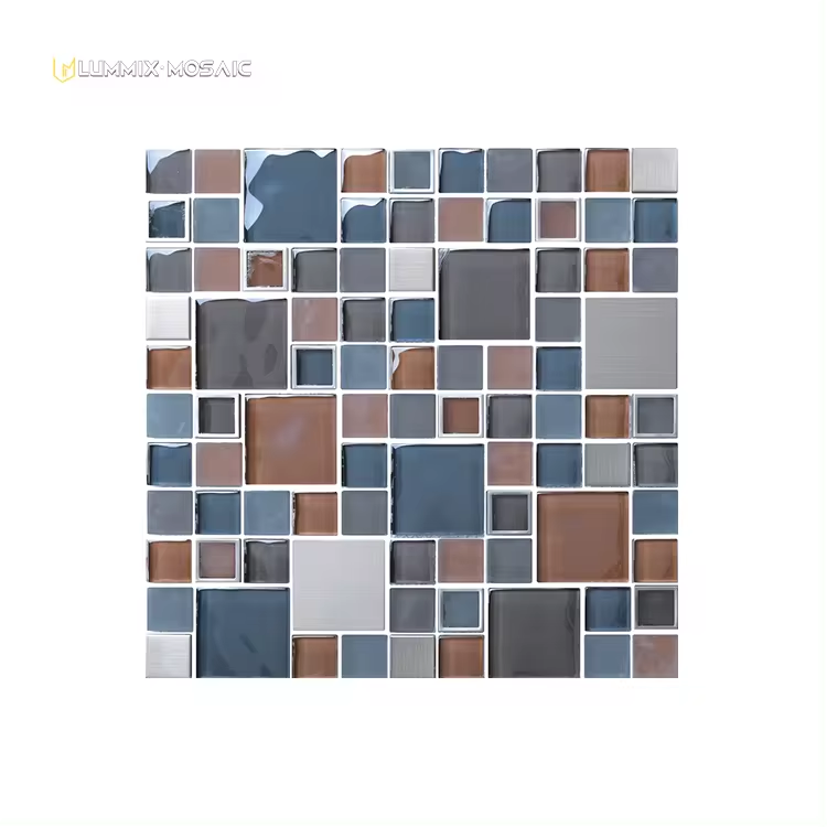 Custom Selling High Quality Modern Pool And Kitchen Backsplash Glass Mosaic Tiles