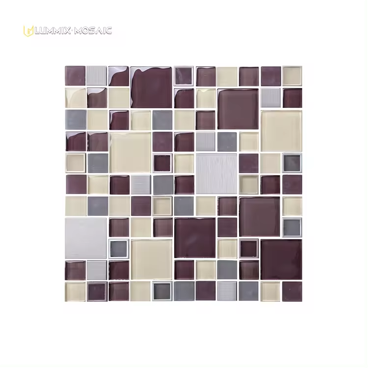 Custom Selling High Quality Modern Pool And Kitchen Backsplash Glass Mosaic Tiles