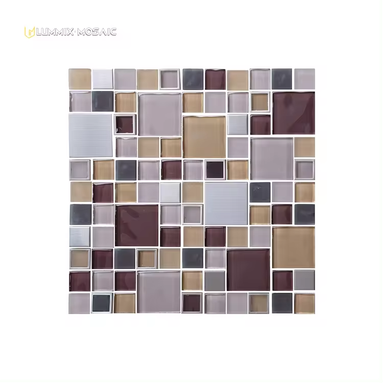 Custom Selling High Quality Modern Pool And Kitchen Backsplash Glass Mosaic Tiles