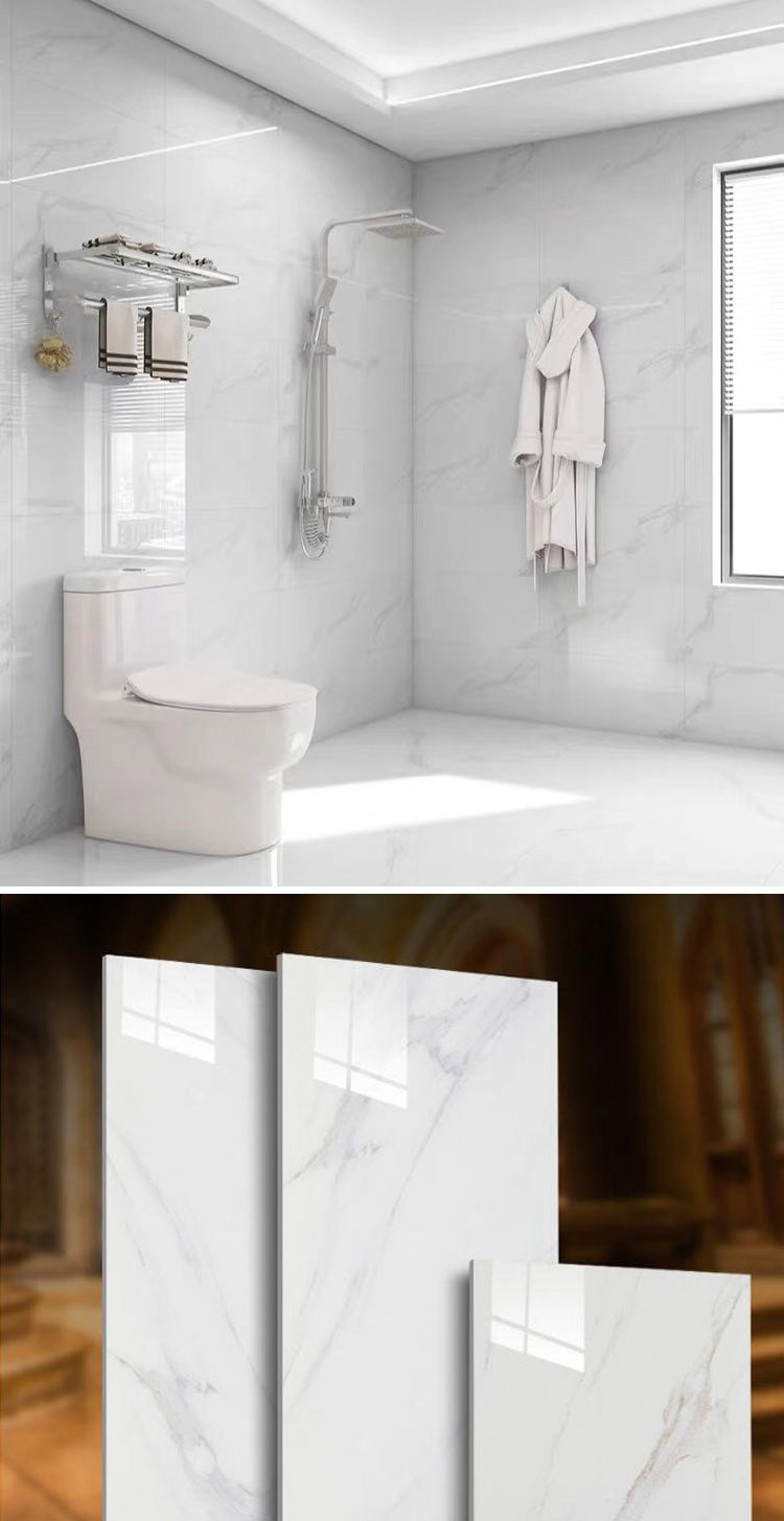 azz white ceramic tile 600x600mm Kajaria white glazed polished floor ...