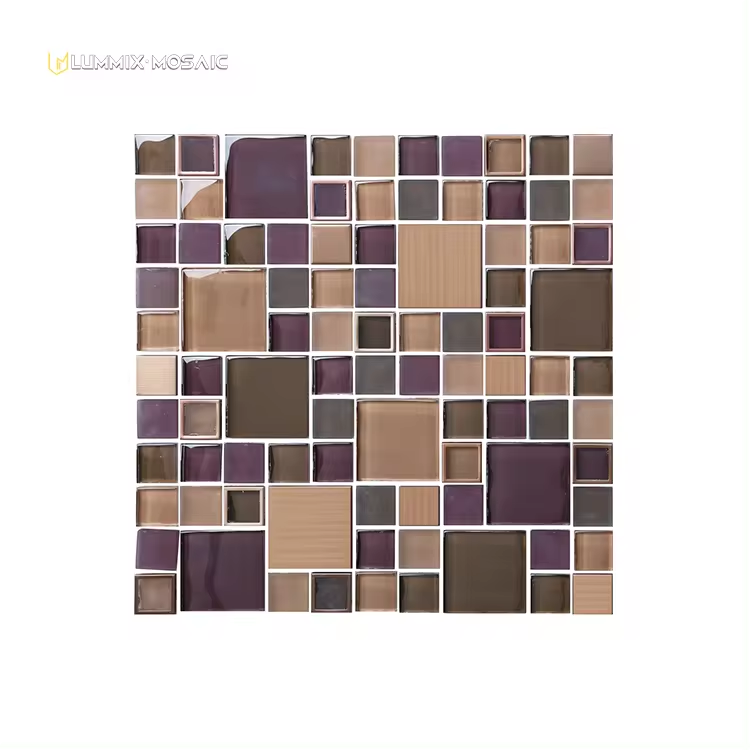 Custom Selling High Quality Modern Pool And Kitchen Backsplash Glass Mosaic Tiles