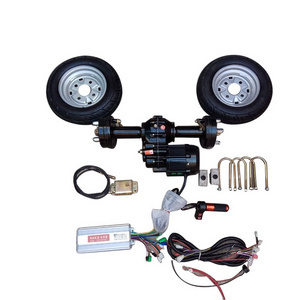 Electric tricycle four wheel utv atv rear drive axle 800w 1200w 1500w 2000w rear axle assy electric vehicle 5kw motor