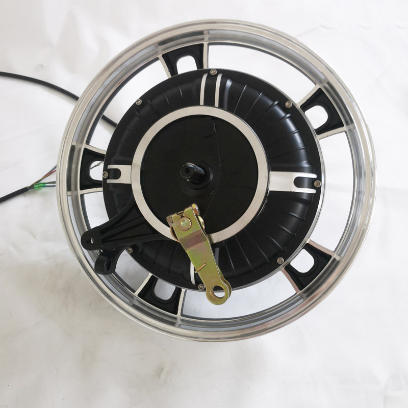 16 inch drum brake brushless gearless motor electric motorcycle wheel hub motor with vacuum tire inner and outer tire