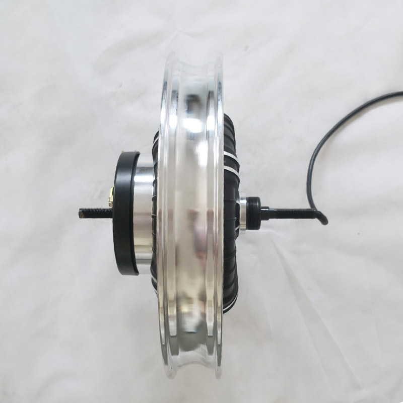 16 inch drum brake brushless gearless motor electric motorcycle wheel hub motor with vacuum tire inner and outer tire