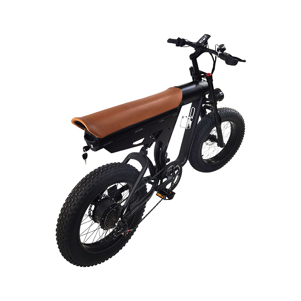 Wholesale fast delivery super electric bike 20 inch fat tire 35km/h 48V1000W 12AH ebike for adults