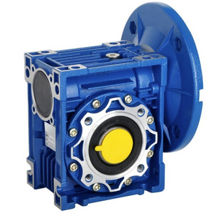 1:7.5 1:10 1:80 ratio NMRV40 nmrv063 090 110 high torque self lock right angle worm speed reducer dc motor gearbox