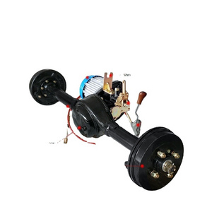 electric three-wheel modified car heavy shift 60V 1500W high power drum brake rear axle motor kit