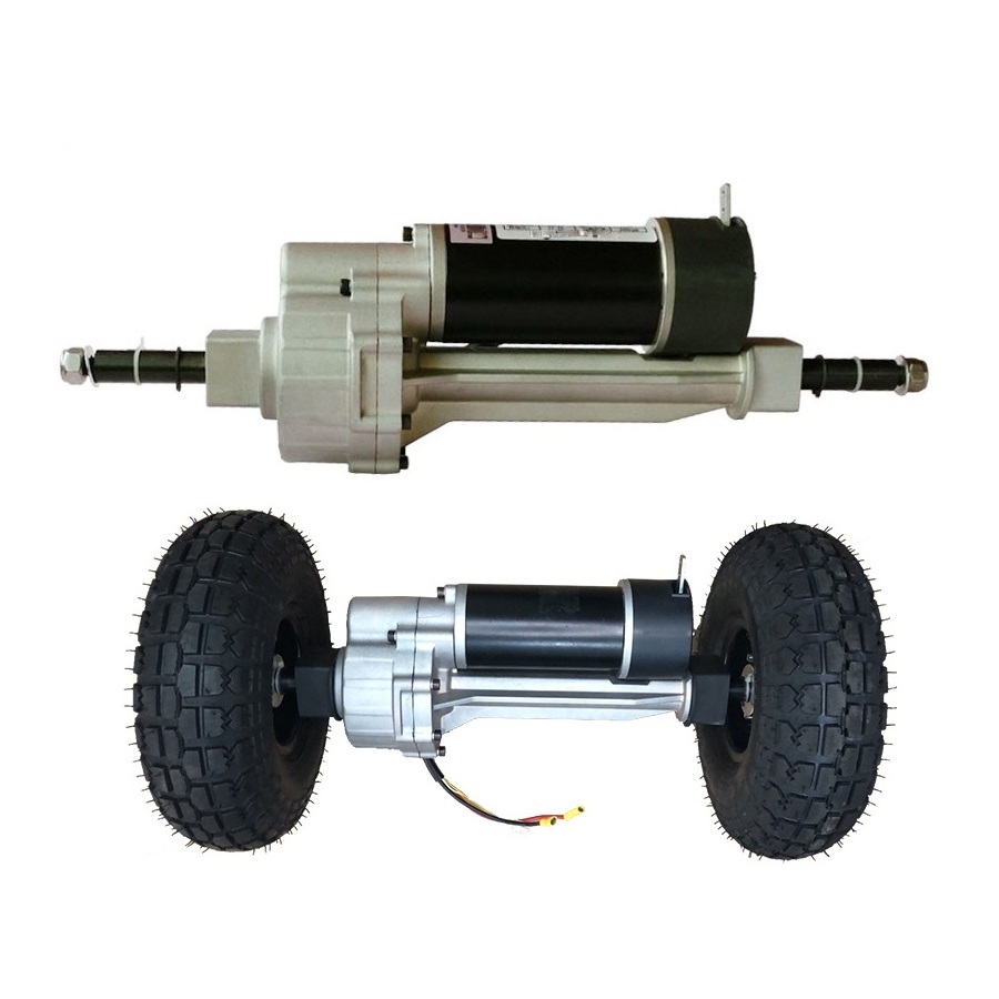 tricycle hub motor dc 24v 180w 250w 350w rear differential axle with driver system for floor cleaning machine, Mobility Scooter