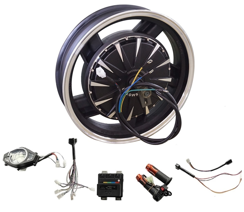 17 inch Hub Motor 3000W 5000W 72-96V High Power Electric Bicycle Motor Electric Bike Wheel Kit with Controller