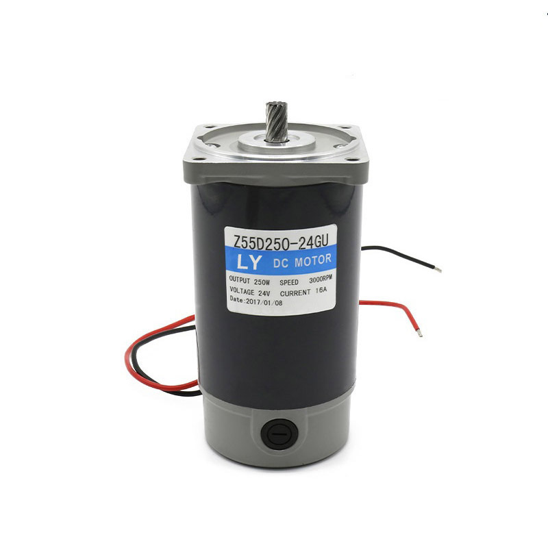 90mm 250w cheap price mini dc gear motor bush 24v dc worm gearbox motor   for Vending machine