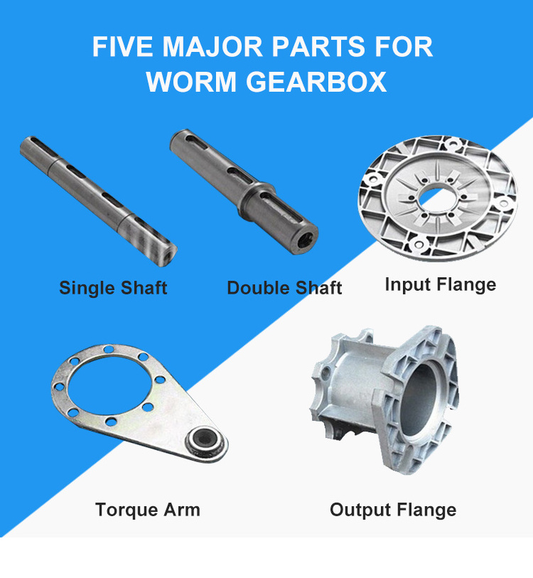 High Torque NMRV Worm Gear  AC Motor Electric Low Speed  Worm Gearbox Motor Reducer