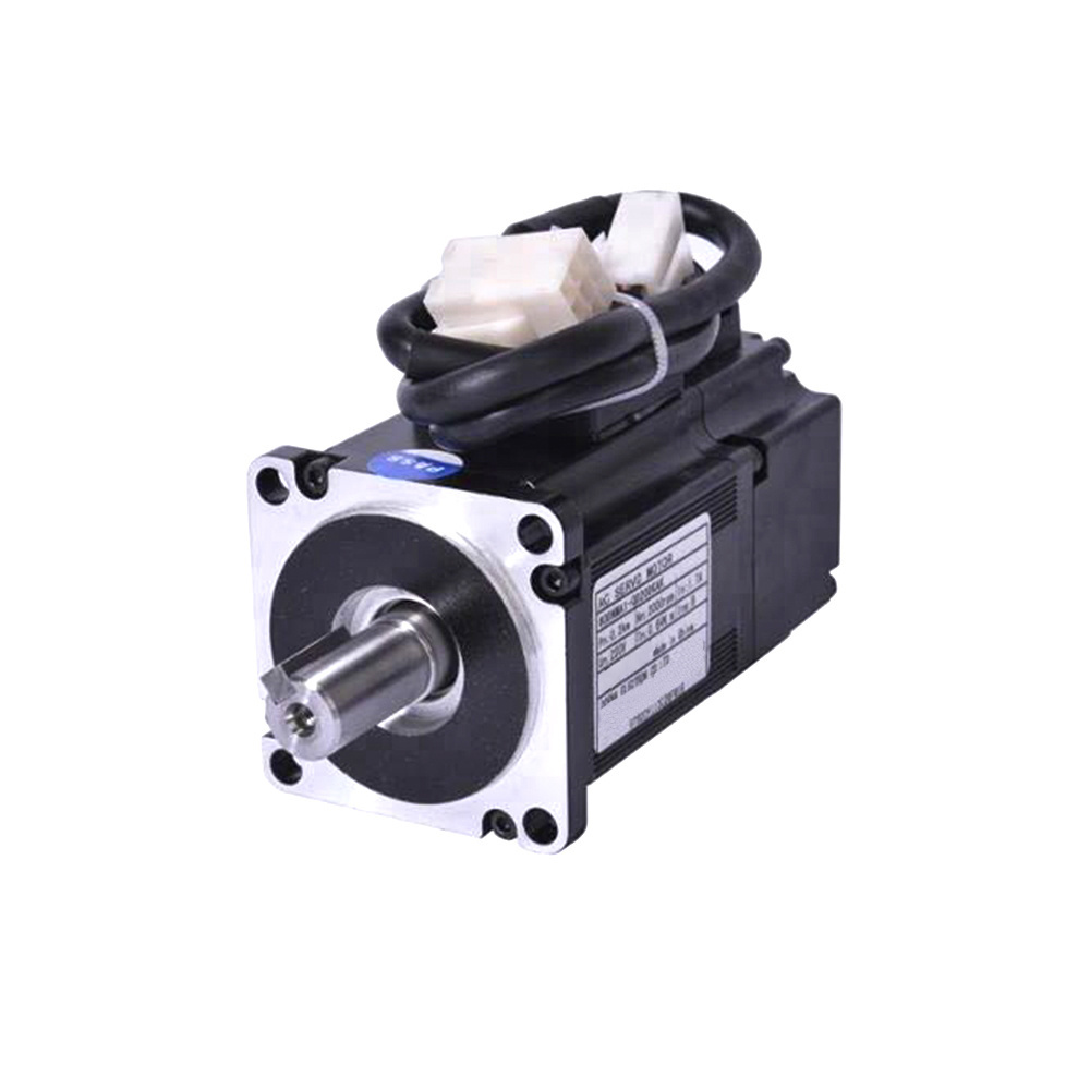 Factory price 200W 220Vac 3000RPM 60mm Flange AC Servo Motor Kit for Electric Car