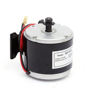 MY1016 350W 24V 36V 3100RPM High Speed DC Gear Motor 350w Scooter Motor 250w 24 Volt Dc Brush Motor For Electric bike