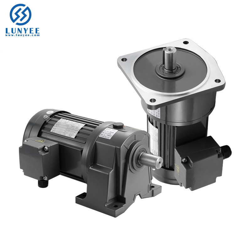 220v 230v ac single phase motor high torque low rpm vertical motor 1/2hp 1hp 2hp 3hp ac electric small gear motor