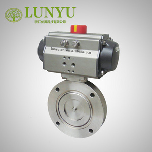 GIQ High Pressure Vacuum Pneumatic Butterfly Valve