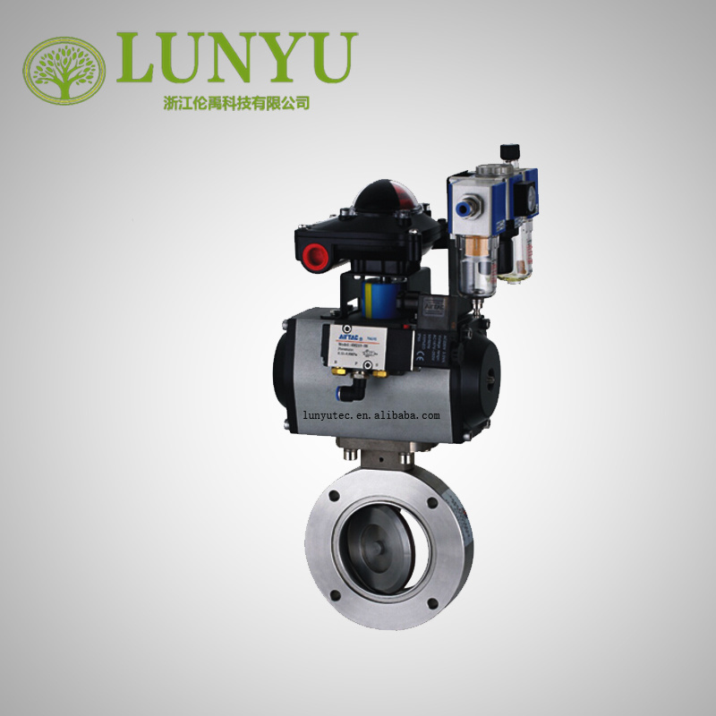 GIQ High Pressure Vacuum Pneumatic Butterfly Valve