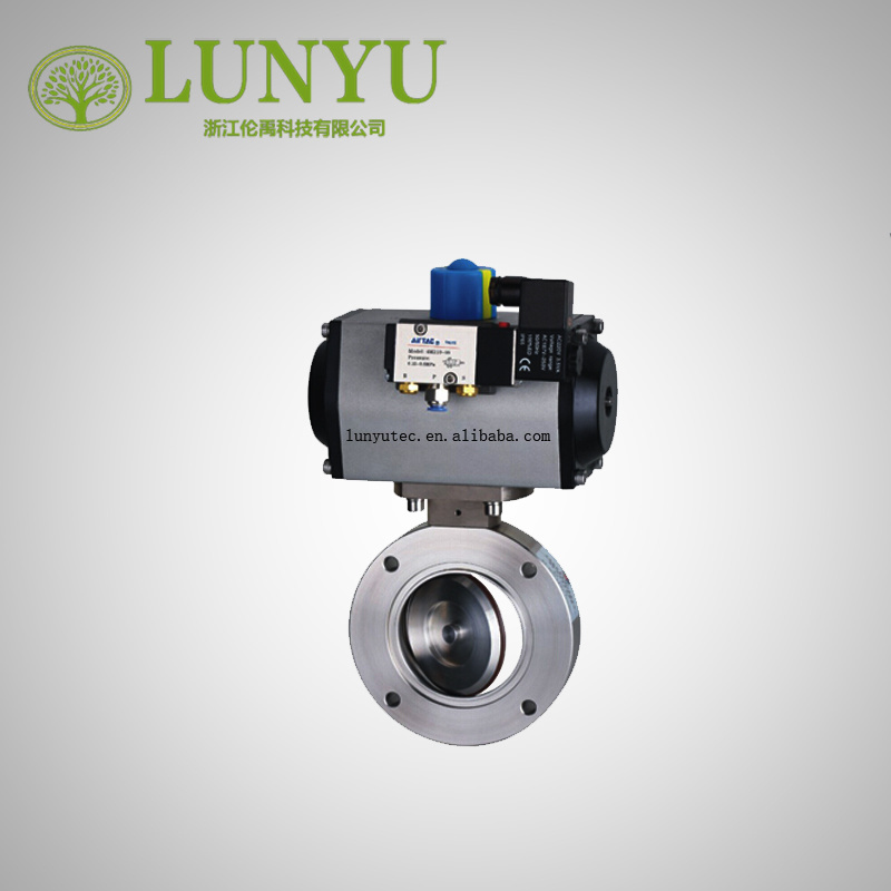 GIQ High Pressure Vacuum Pneumatic Butterfly Valve