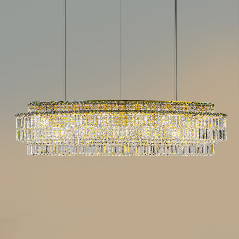 Rustic bedroom dining room chandeliers fixtures lighting ceiling gold led K9 crystal luxury modern chandeliers pendant lights