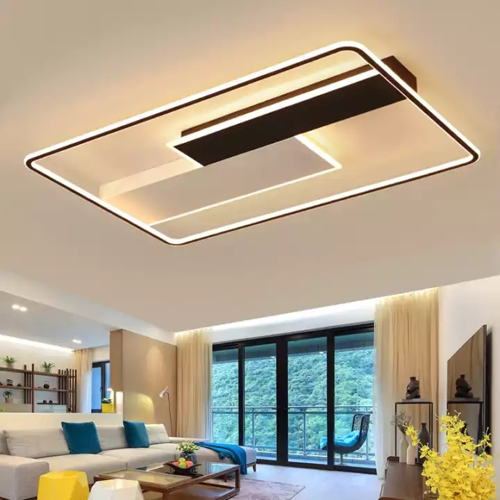 Ultra-Thin Surface Mounted Rectangular 28w 36w Led Ceiling Lights Best Selling Bathroom Remote Control Led Ceiling Lamp Modern