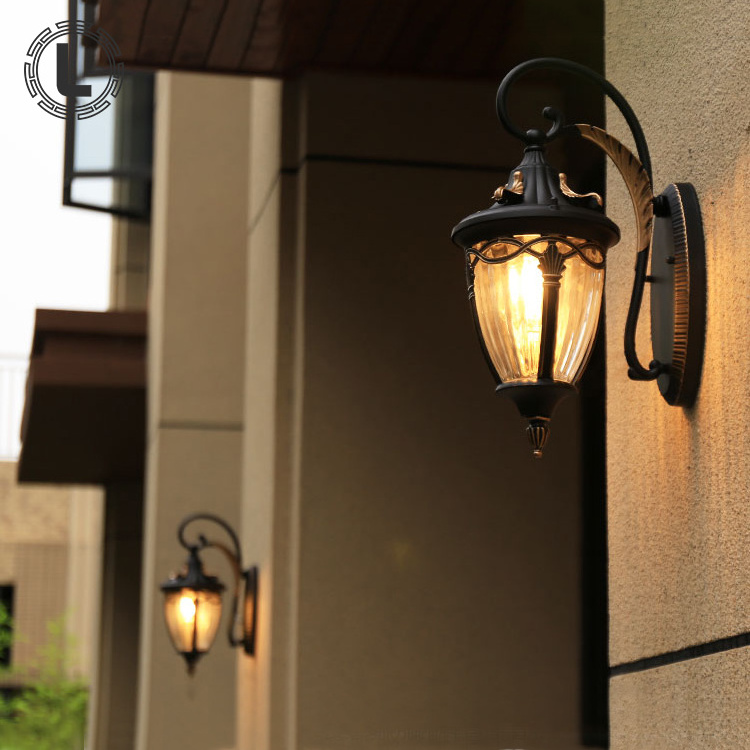 Meanwell driver 60w IP65 Black/Bronze outdoor led wall pack lights with aluminum housing