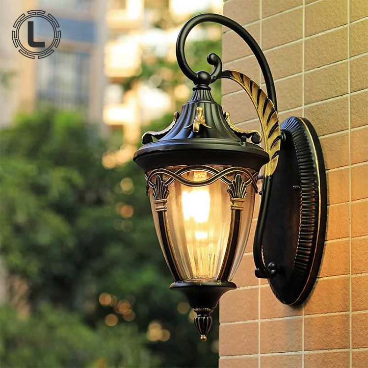 Meanwell driver 60w IP65 Black/Bronze outdoor led wall pack lights with aluminum housing