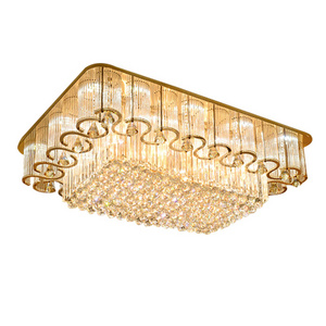 Modern K9 modern led crystal ceiling lamp low led Lighting Crystal Ceiling Light mounted crystal chandelier